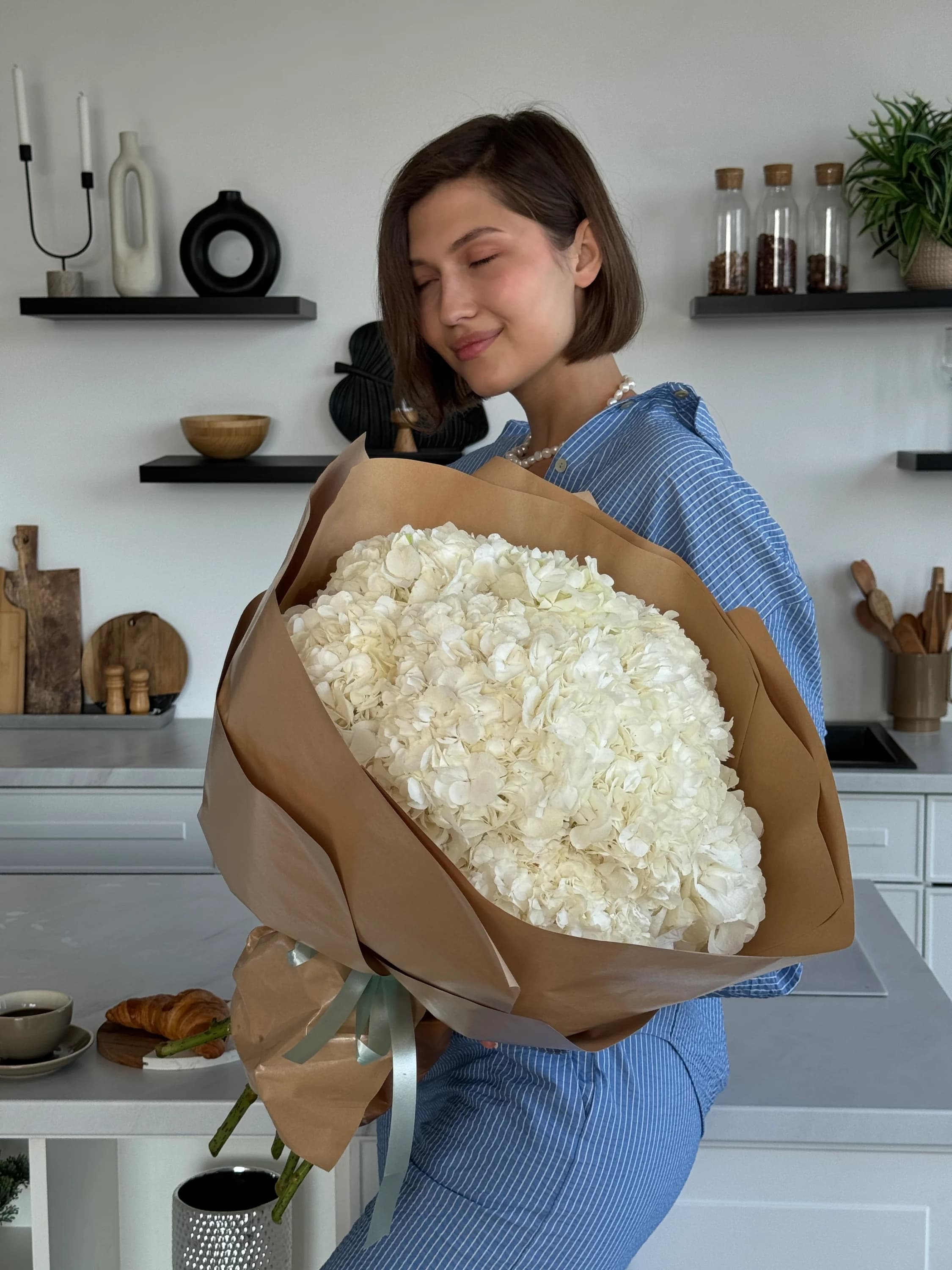 Hortensia Blanche (Pays-Bas) — monobuket
